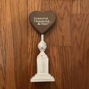 ⚠️ Kevin Smith Studio Inc. Craft house Heart Shaped Wooden finial